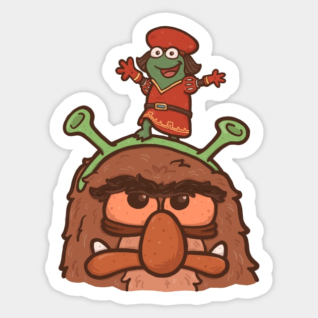 Frog Prince Farquad Sticker by Cam Garrity